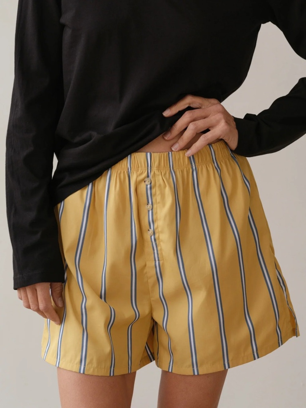 Donni the pop boxer shorts butter size large